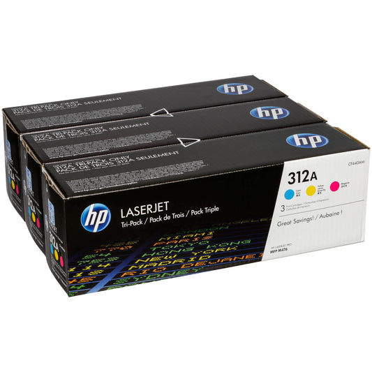 HP Toner Multi Pack CF 440 AM C/M/Y No. 312 A