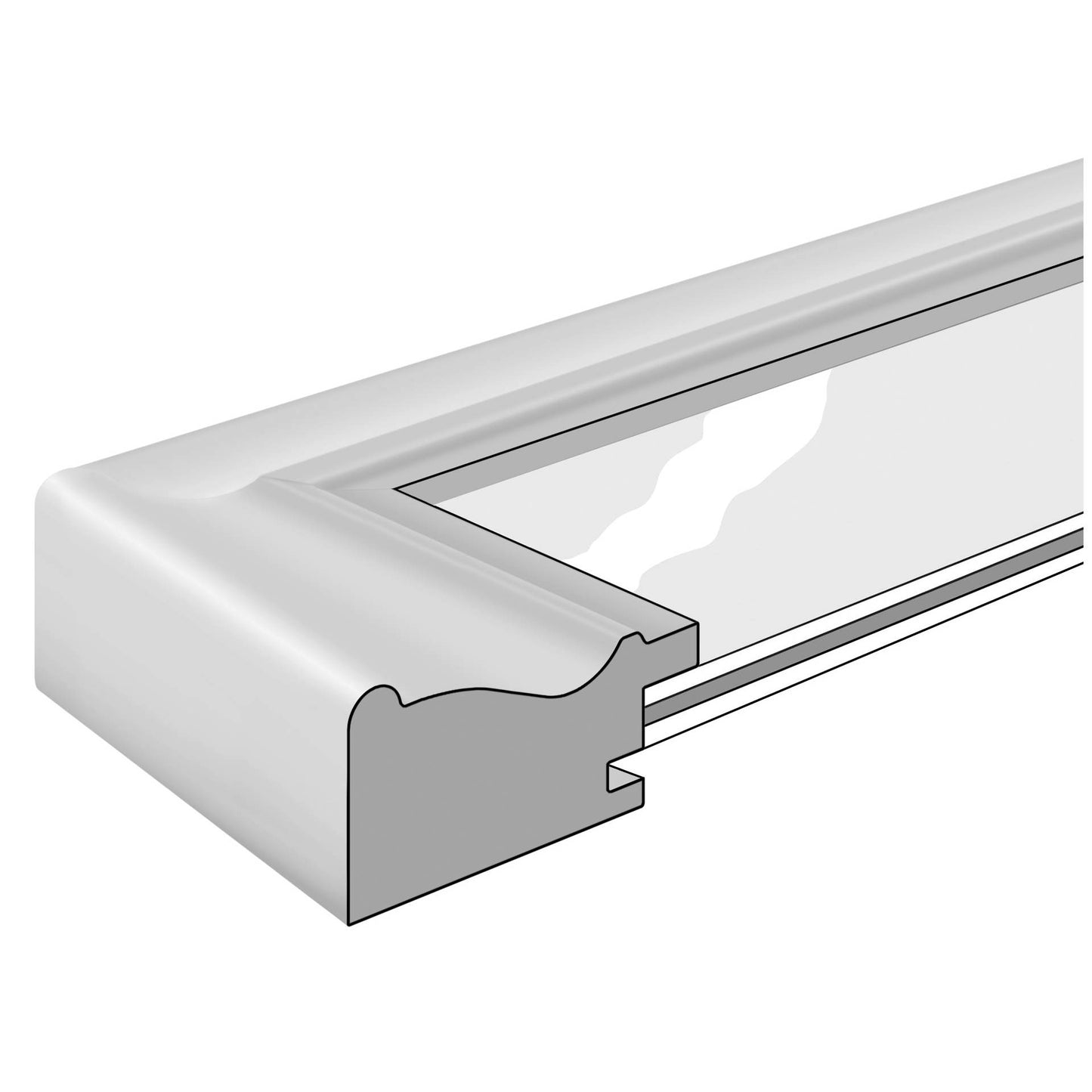 Nielsen Accent Vintage     30x30 Wood white 3233101