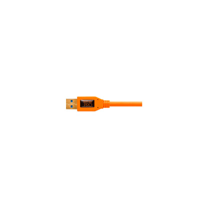 Tether Tools TPro USB 3.0 Micro-B Right Angle 4.6m/15 ORG