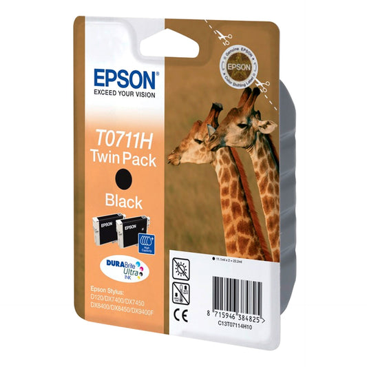 Epson ink cartridge Twinpack sw T 071 High Capacity      T 0711H