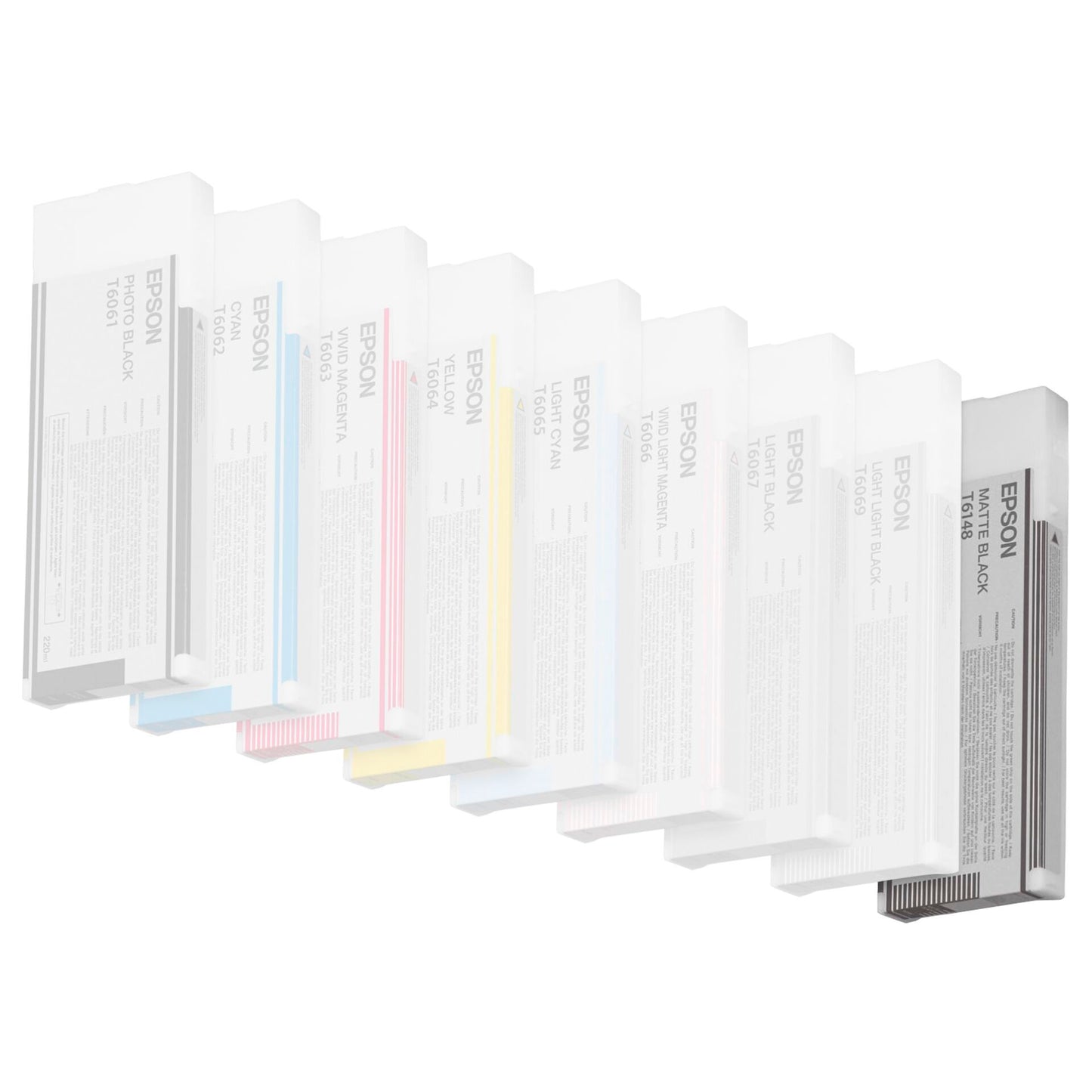 Epson ink cartridge matte balck T 614  220 ml             T 6148