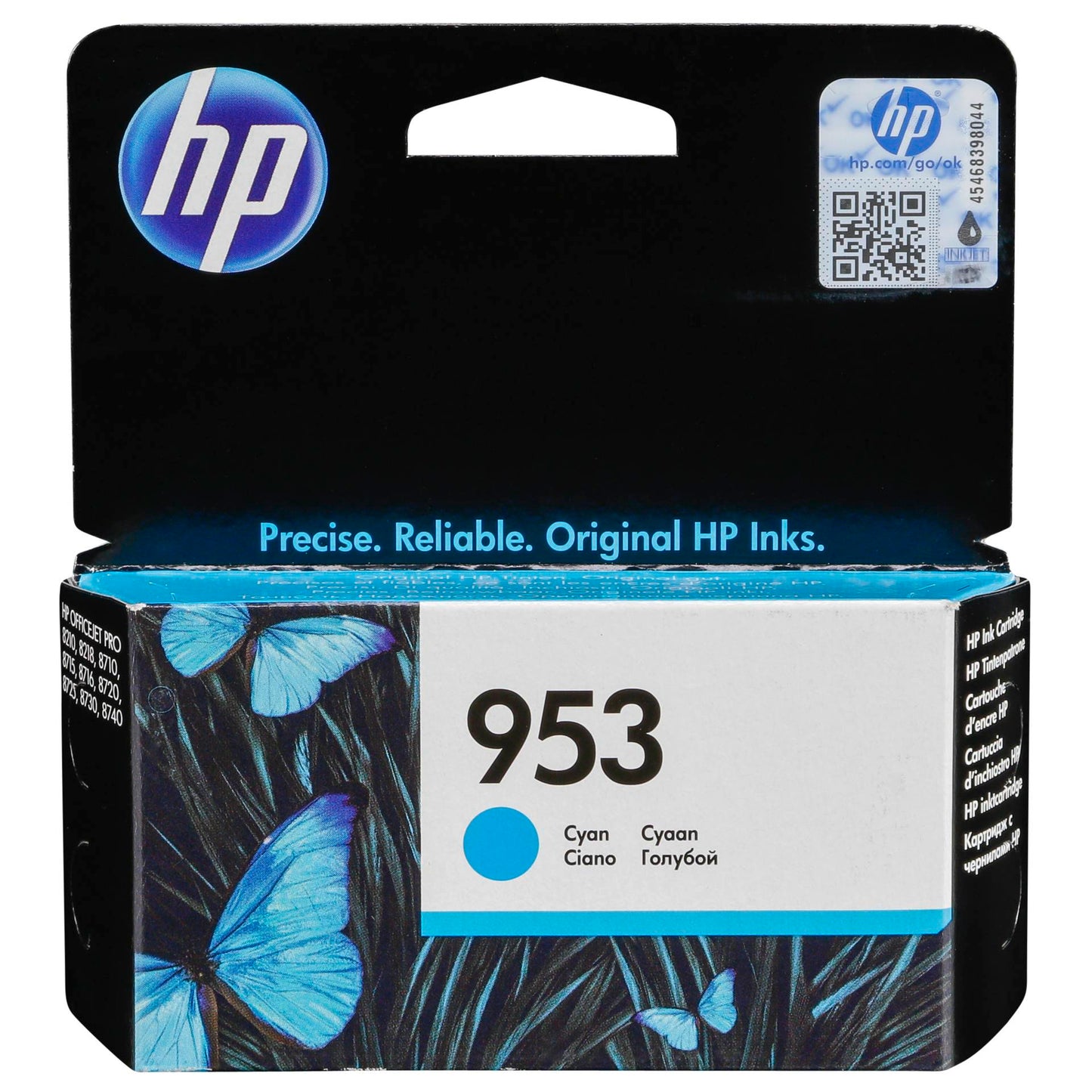 HP F6U12AE ink cartridge cyan No. 953