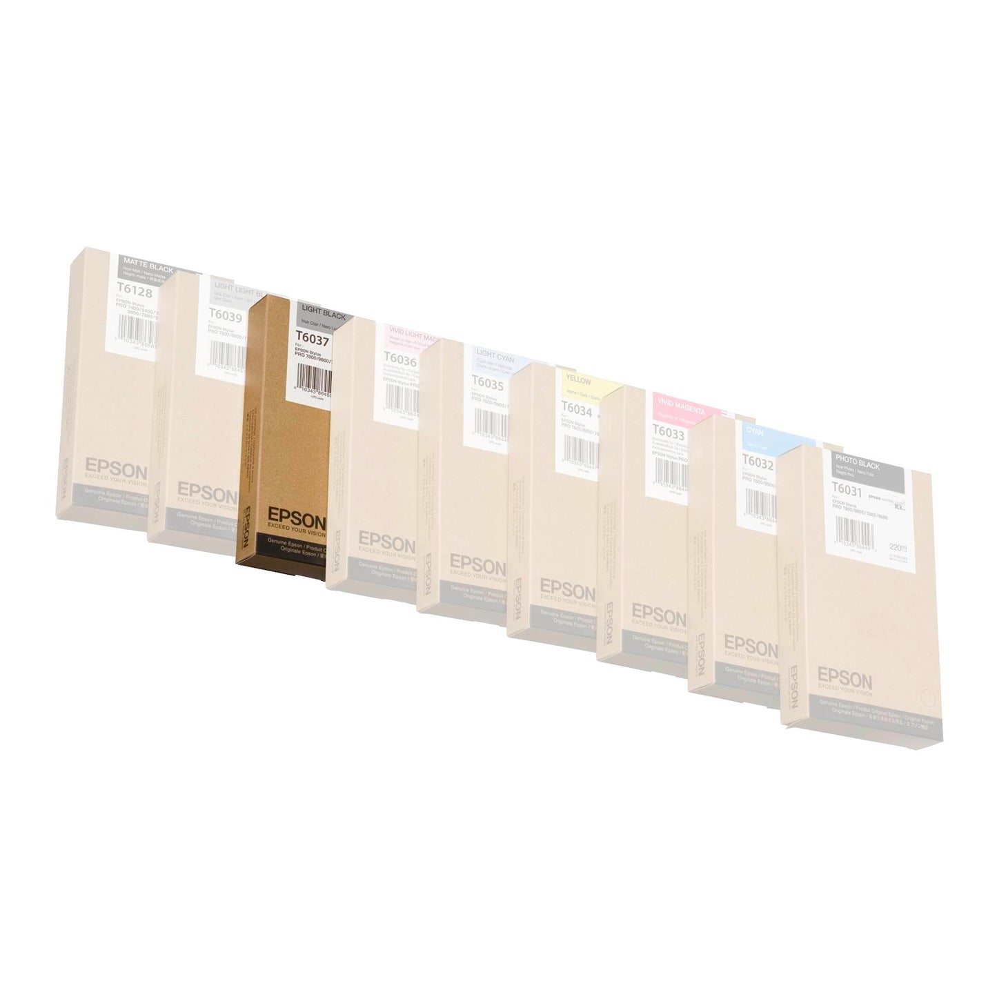 Epson ink cartridge light black   T 603  220 ml     T 6037