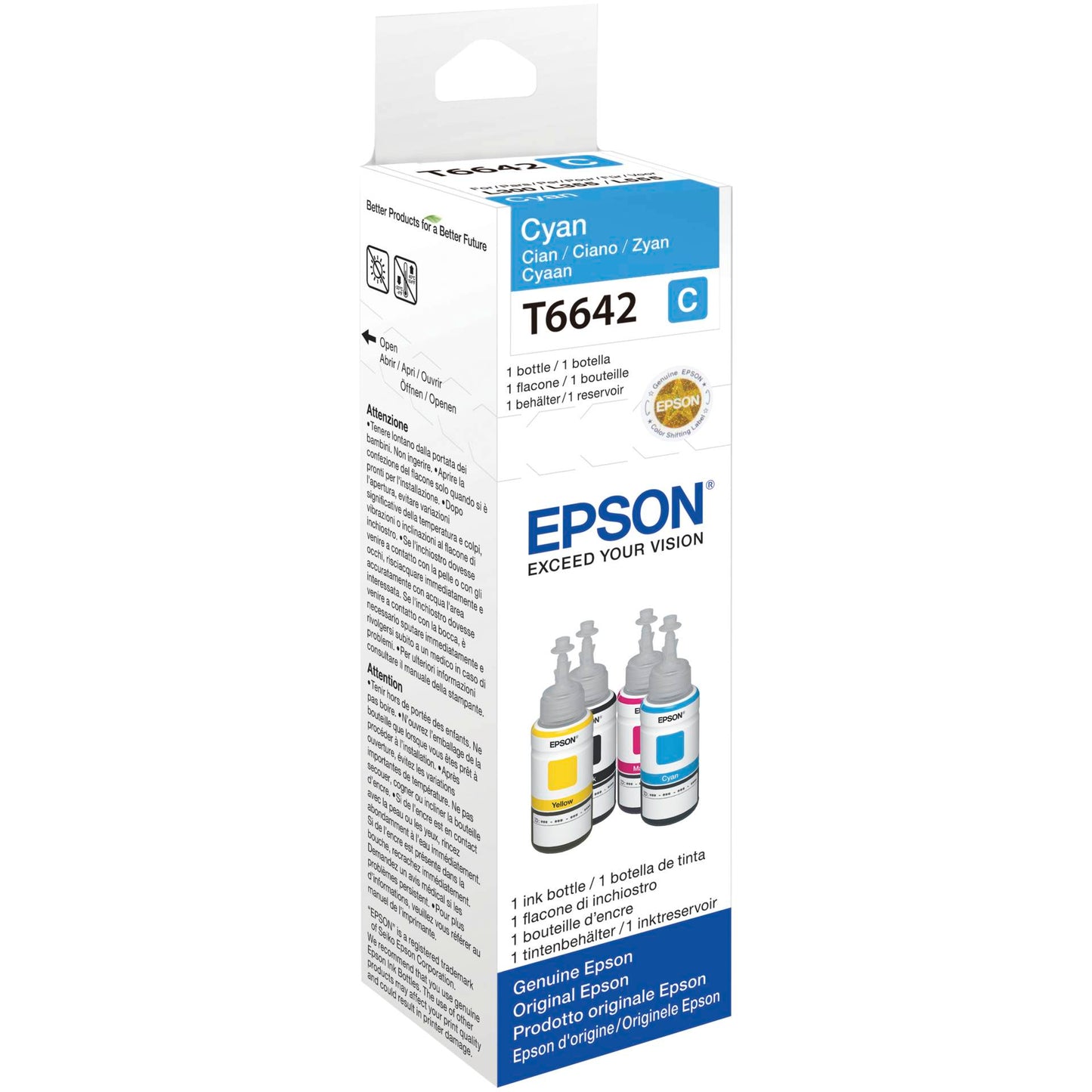 Epson ink cyan T 664 70 ml               T 6642