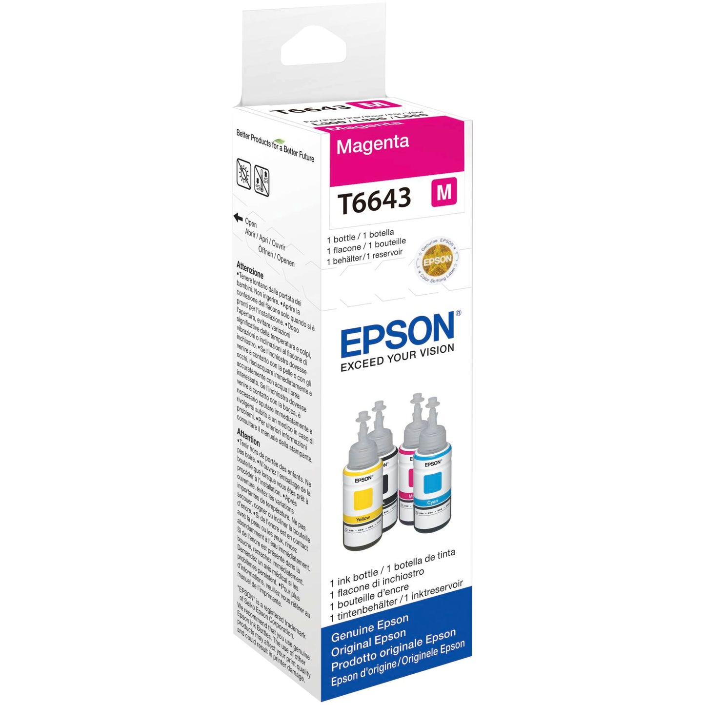 Epson ink magenta T 664 70 ml               T 6643