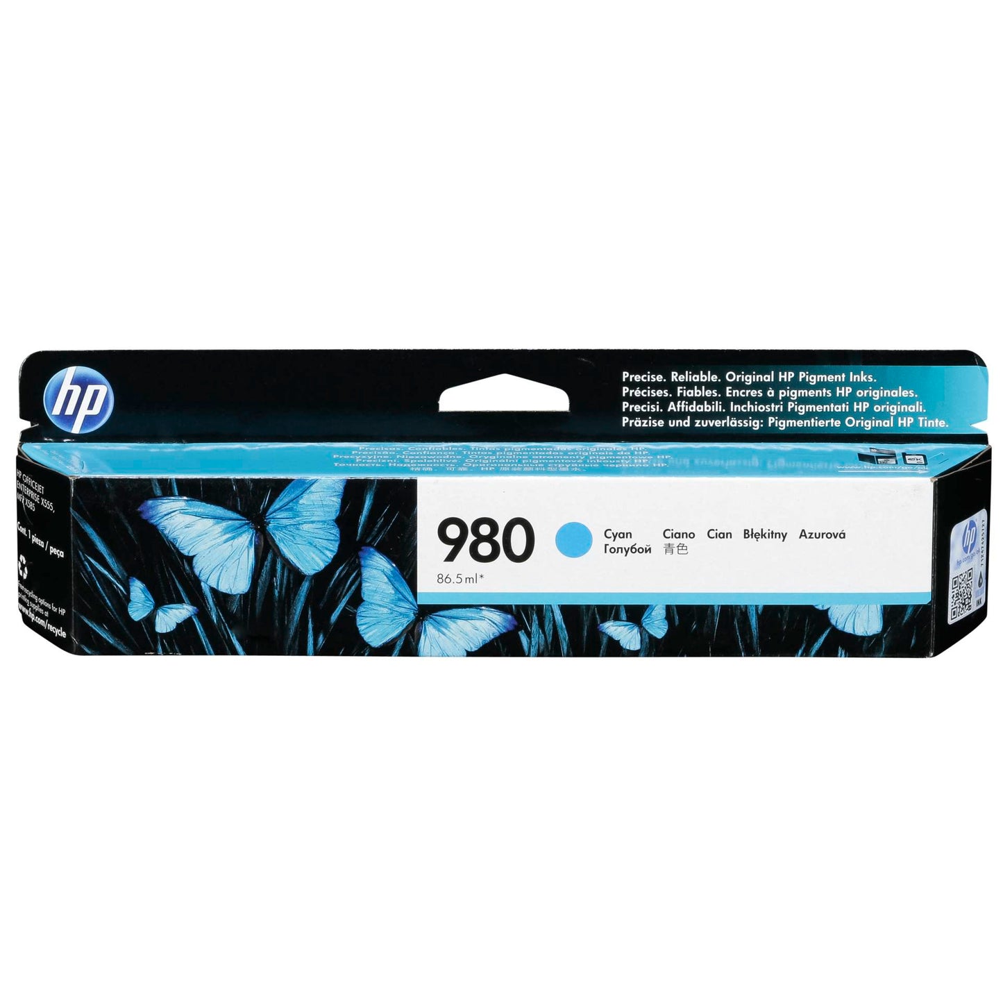 HP D8J07A ink cartridge cyan No. 980