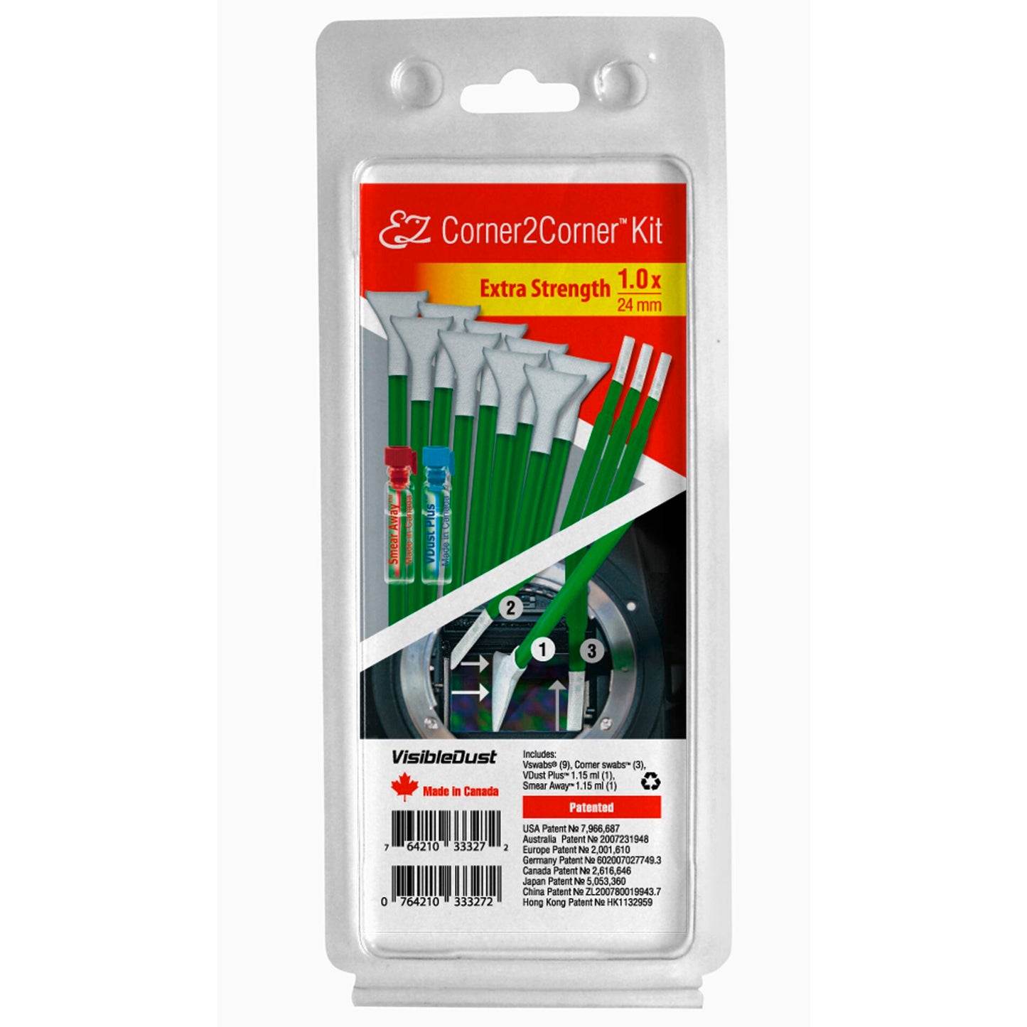 Visible Dust EZ Corner2Corner Kit 1.0x extra strength