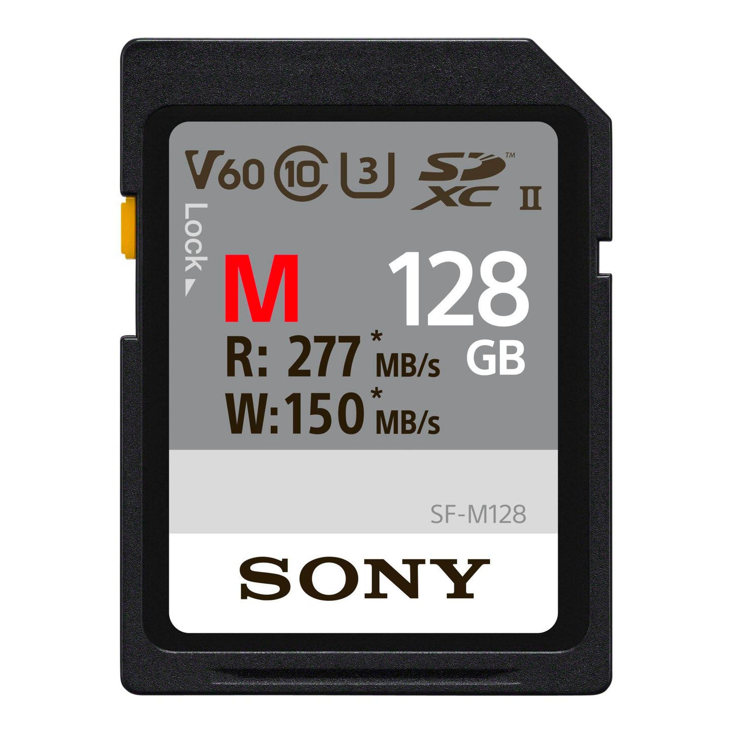 Sony SDXC M series         128GB UHS-II Class 10 U3 V60