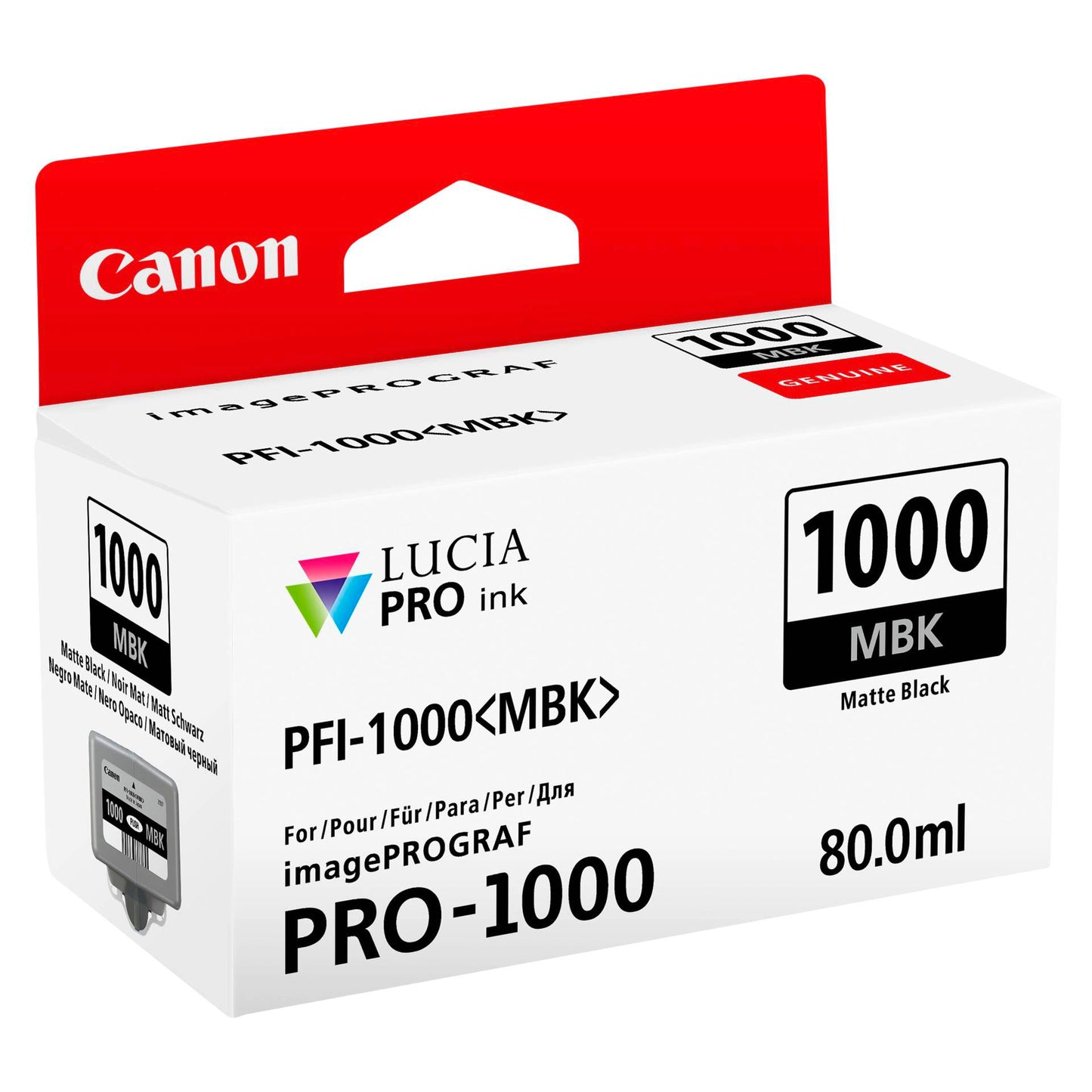 Canon PFI-1000 MBK matte black