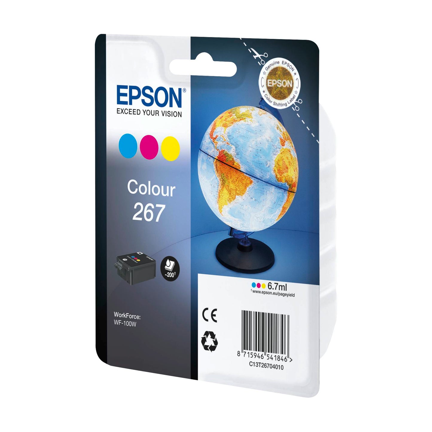 Epson ink cartridge color T 267