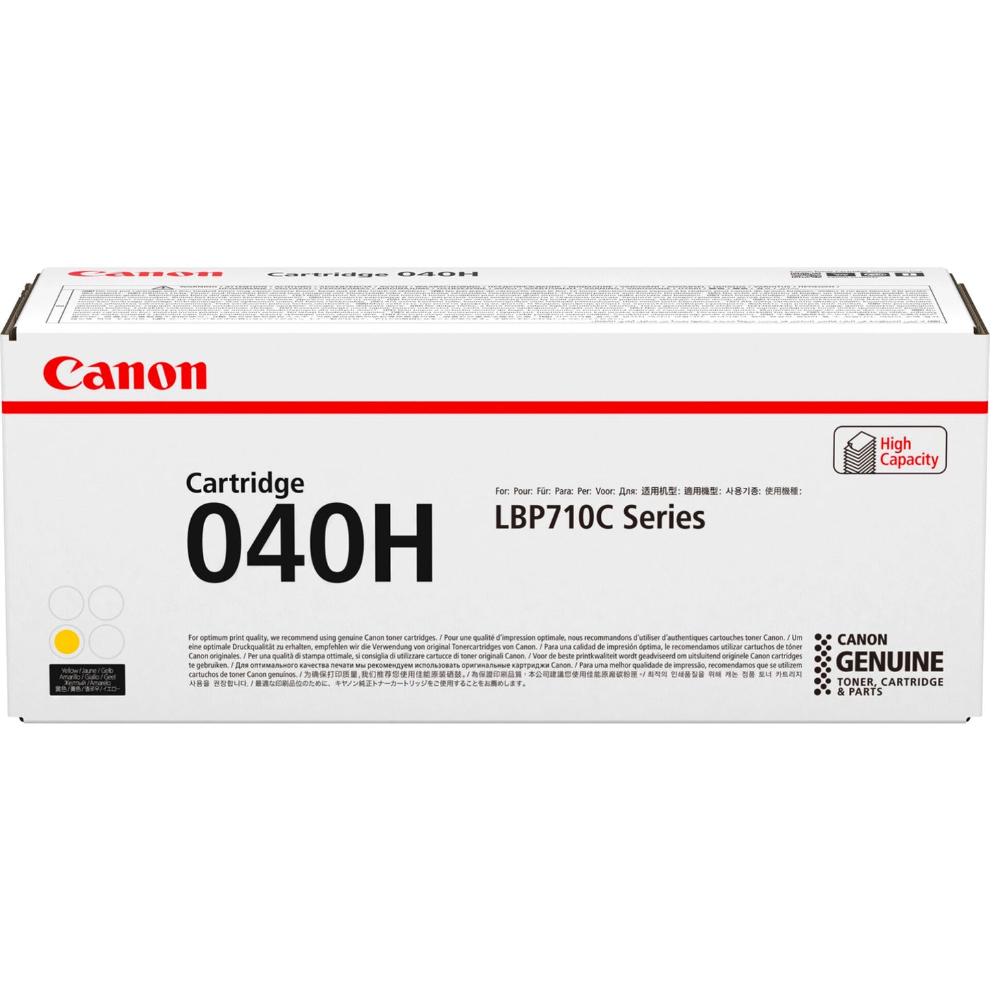 Canon Toner Cartridge 040 H Y yellow