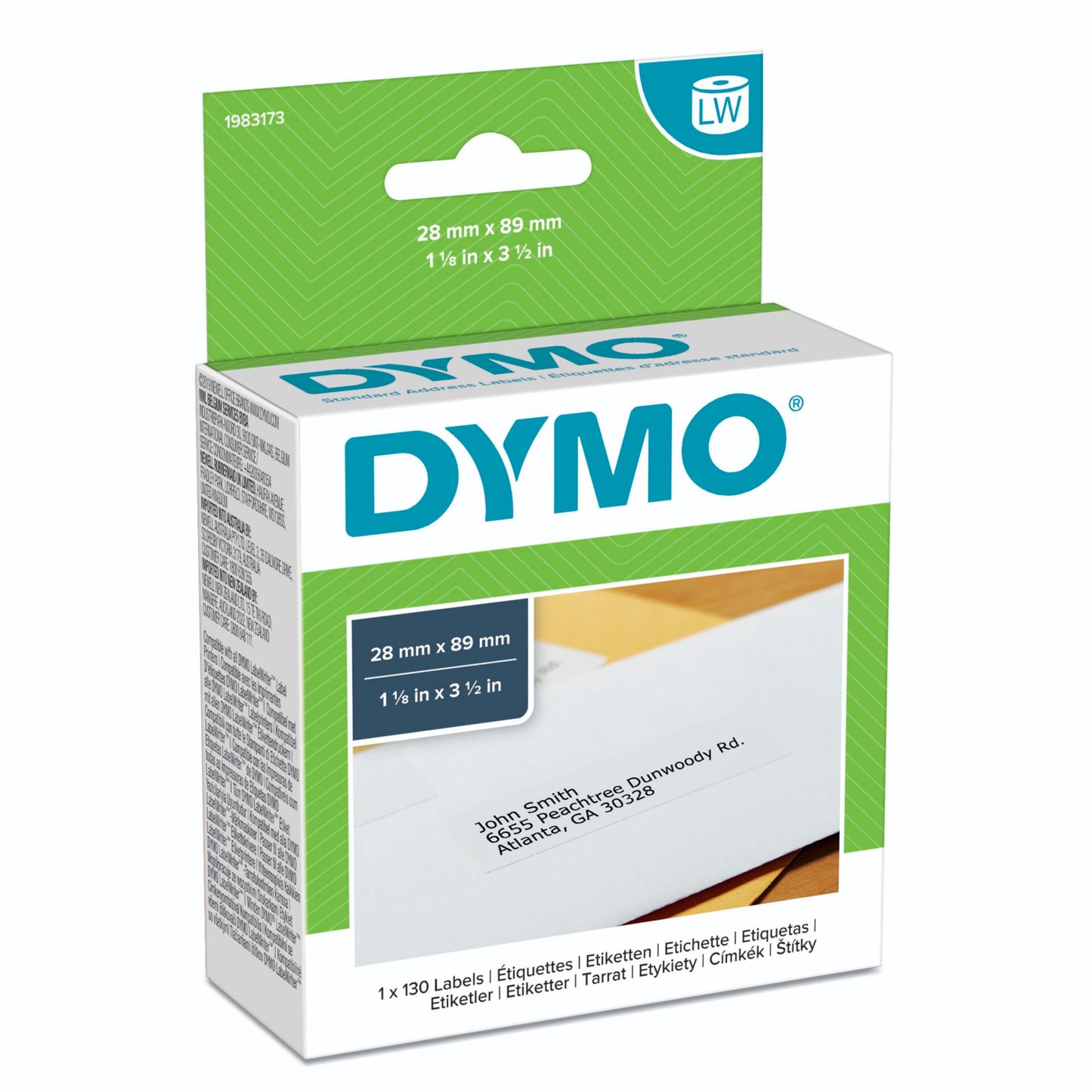 Dymo Address Labels 28 x 89 mm white 1x 130 pcs.