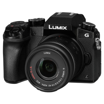 Panasonic Lumix DMC-G70 Kit schwarz + H-FS 14-42