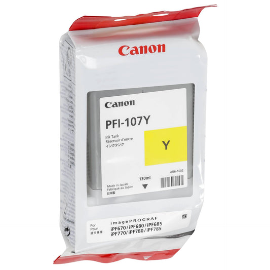 Canon PFI-107 Y ink yellow