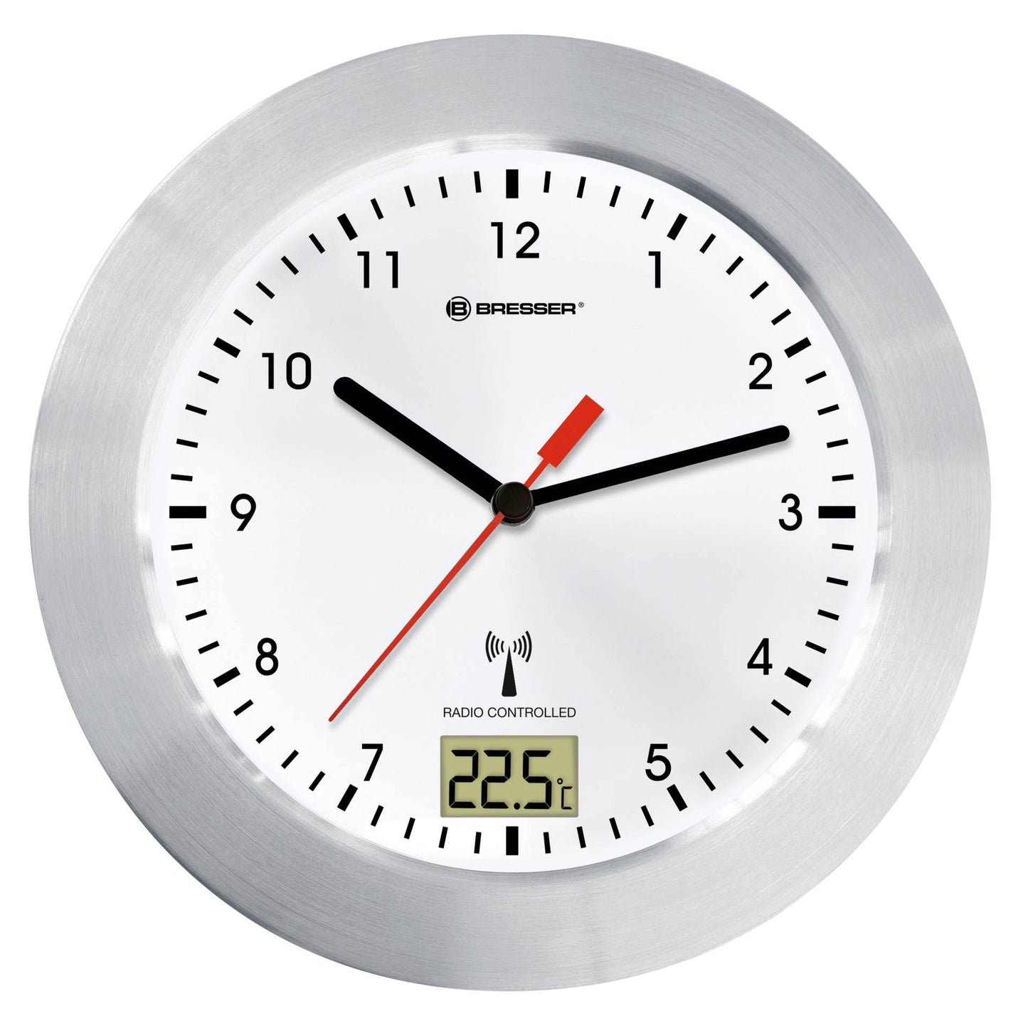 Bresser MyTime Bath white radio controlled Bathroom Clock
