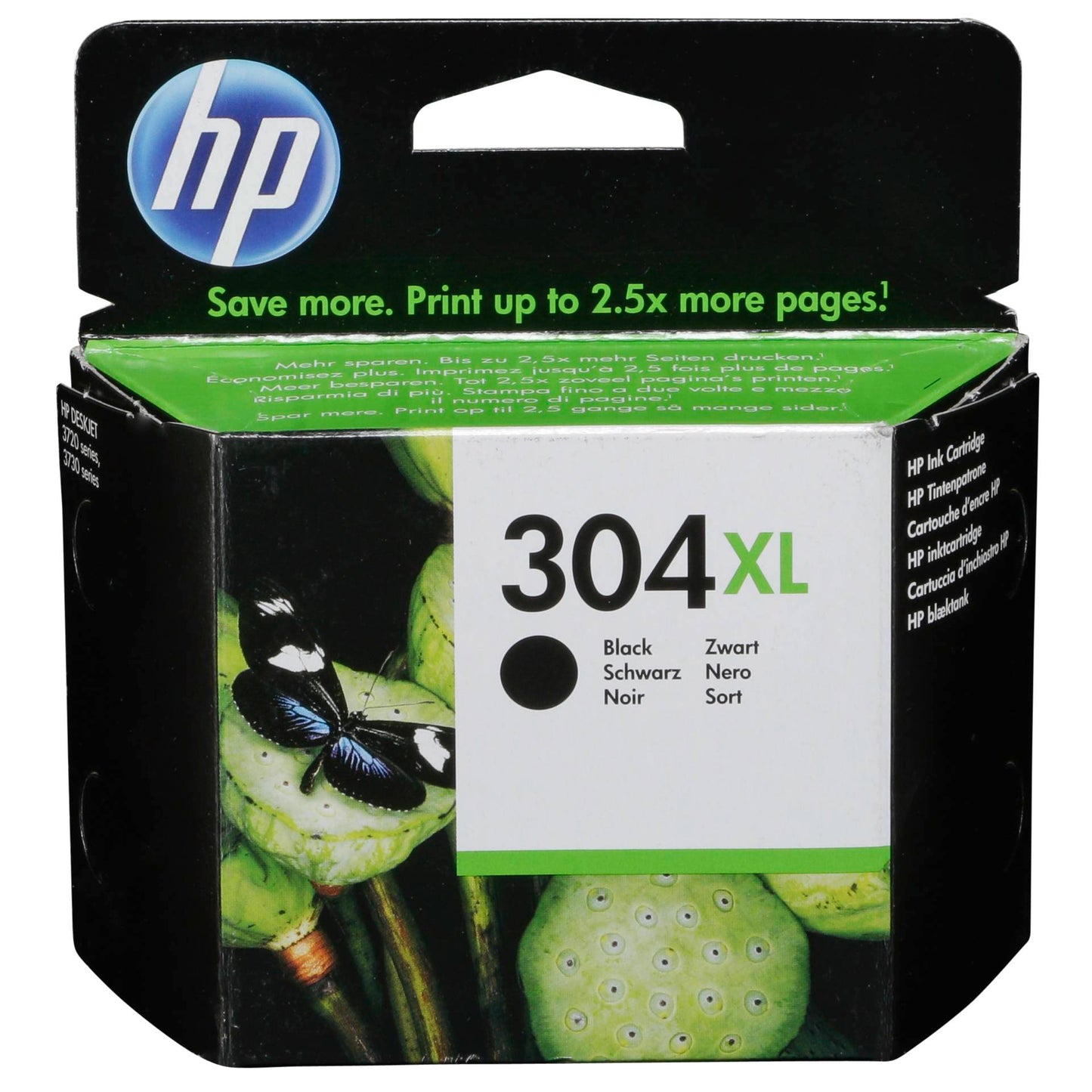 HP N9K08AE ink cartridge black No. 304 XL