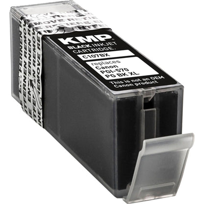 KMP C107BPIX ink cartridge sw comp. with Canon PGI-570 XL PGBK