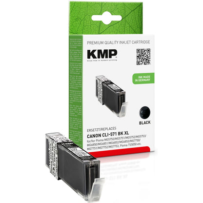 KMP C107BKX ink cartridge sw comp. with Canon CLI-571 XL BK