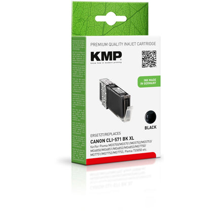 KMP C107BKX ink cartridge sw comp. with Canon CLI-571 XL BK