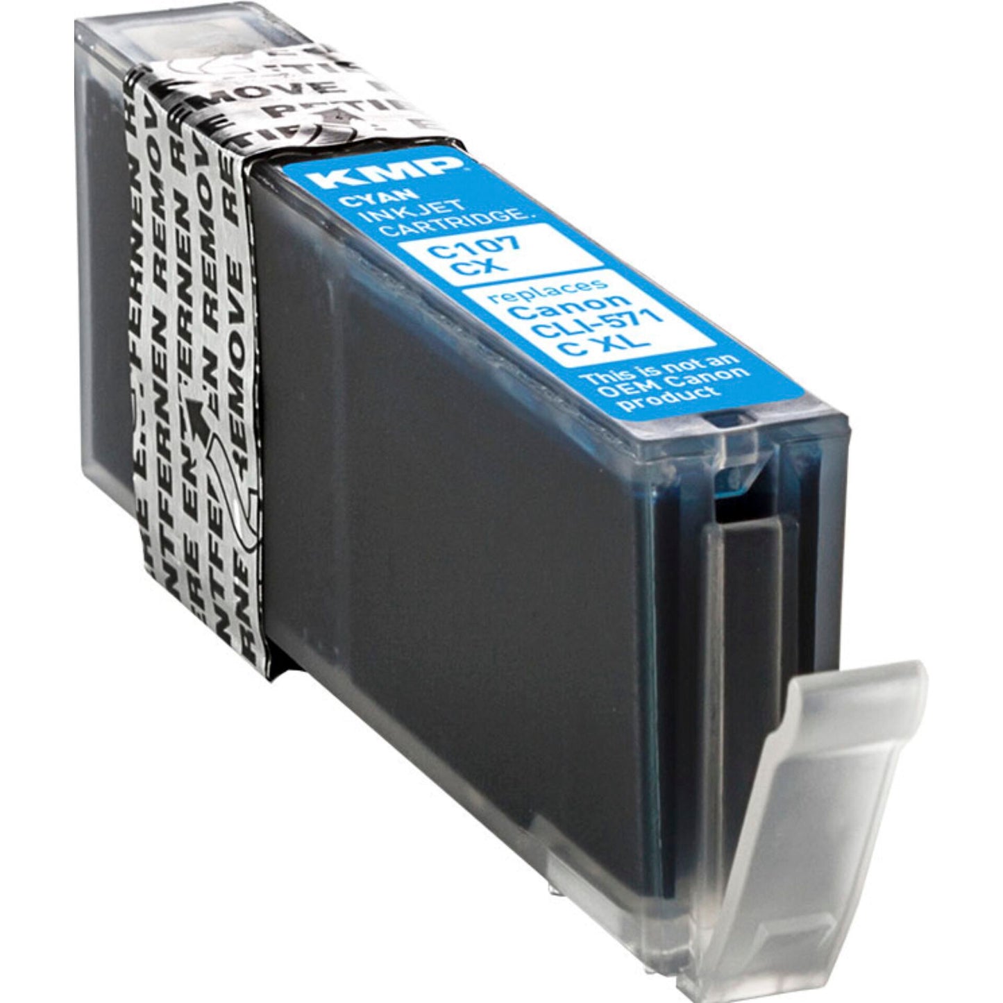 KMP C107CX ink cartridge cyan comp. with Canon CLI-571 XL C