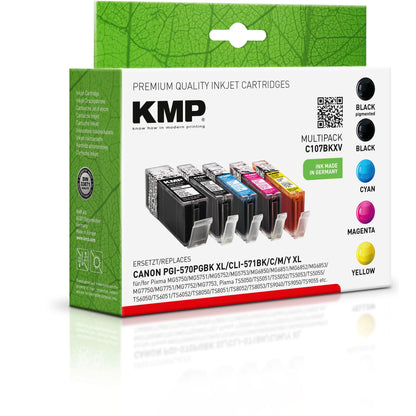 KMP C107BKXV Multipack comp. with Canon PGI-570/CLI-571 XL