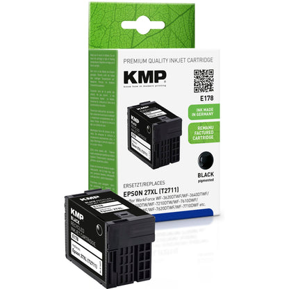 KMP E178 ink cartridge black compatible with Epson T 2711 XL