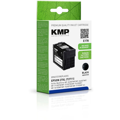 KMP E178 ink cartridge black compatible with Epson T 2711 XL