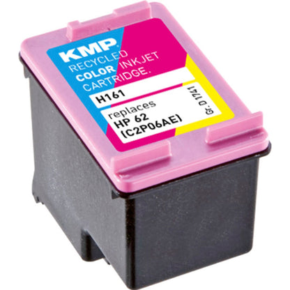 KMP H161 ink cartridge 3-colours compatible mit HP C2P06AE No. 62