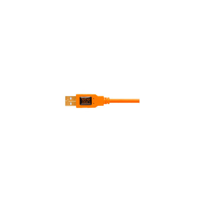 Tether Tools TetherPro USB 2.0 A to Mini-B 8 pin 15 ORG