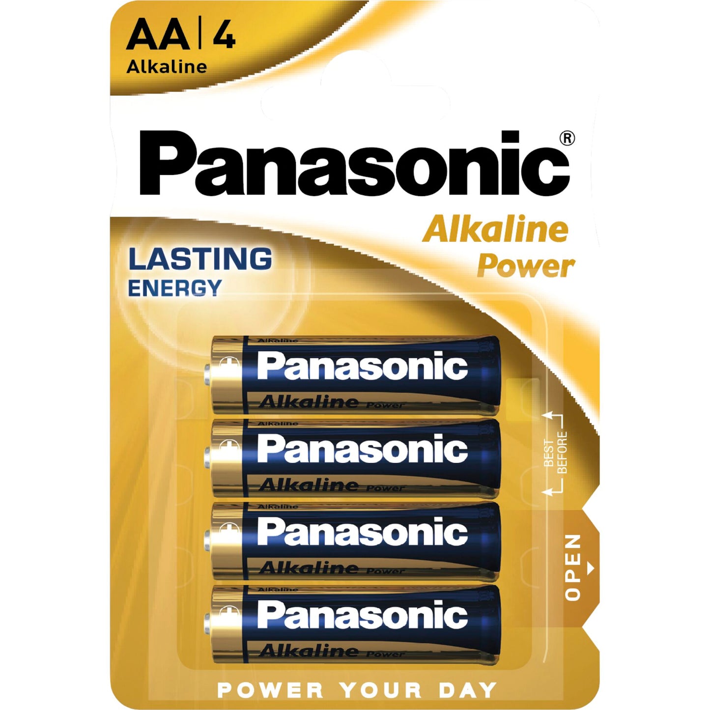 1x4 Panasonic Alkaline Power Mignon LR6 AA