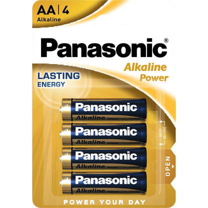1x4 Panasonic Alkaline Power Mignon LR6 AA