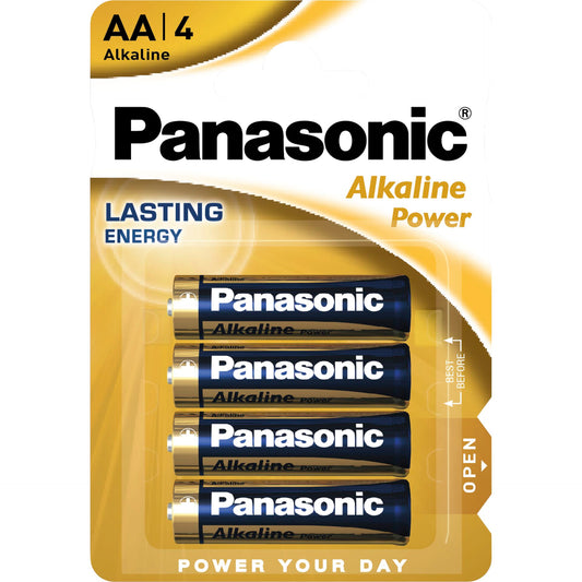 1x4 Panasonic Alkaline Power Mignon LR6 AA