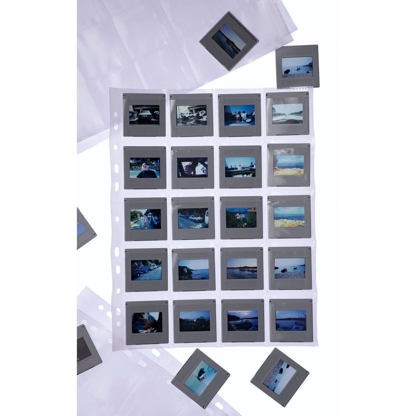 Herma Slide Pockets 5x5 10 sheets clear/matt        7698