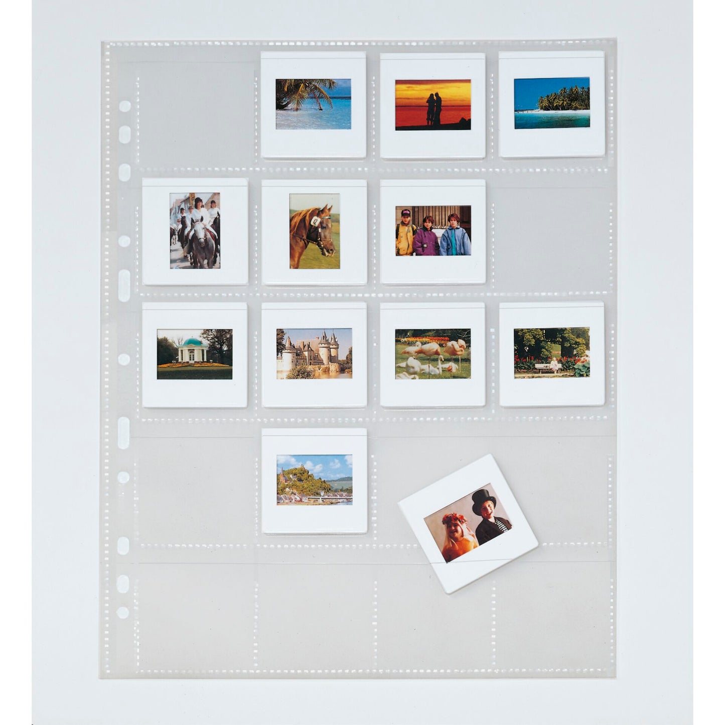 Herma Slide Pockets 5x5 10 sheets clear/matt        7698