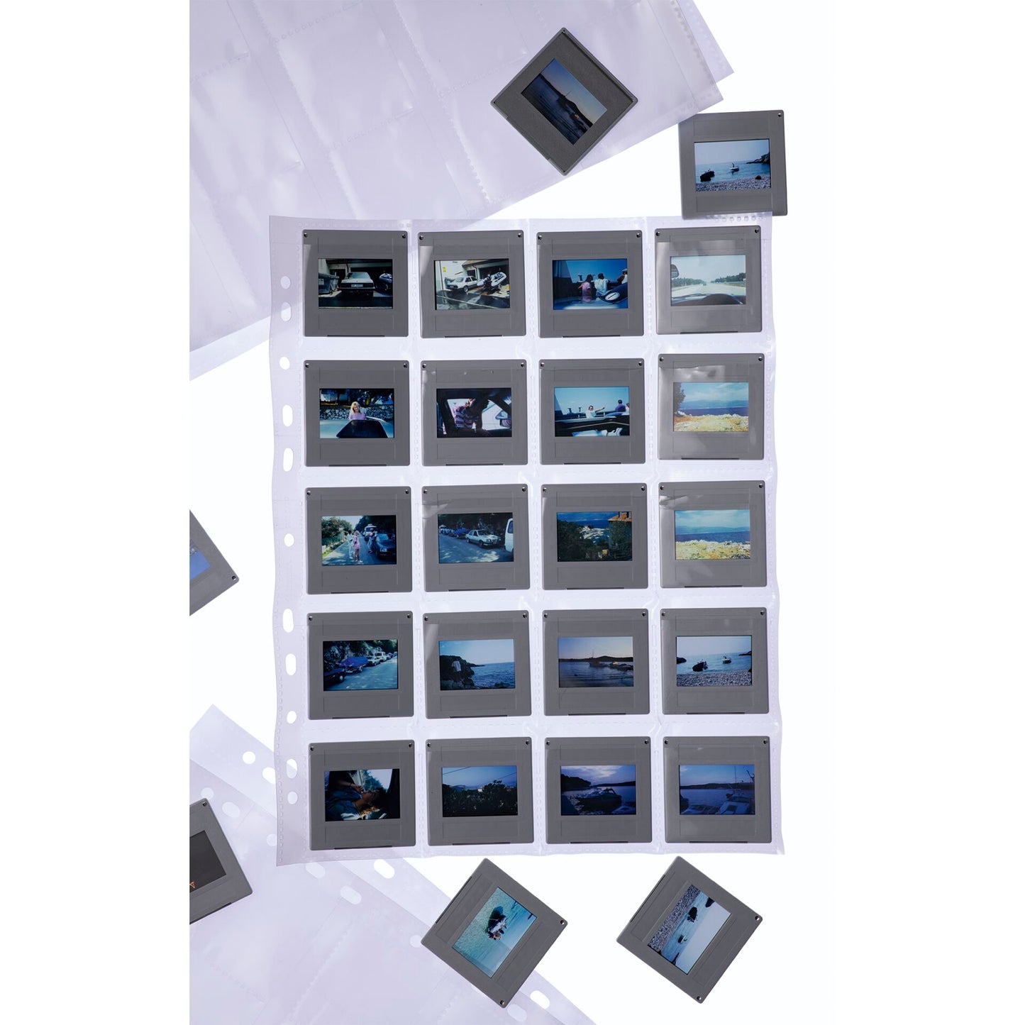 Herma Slide Pockets 5x5 100 sheets clear/matt 7699