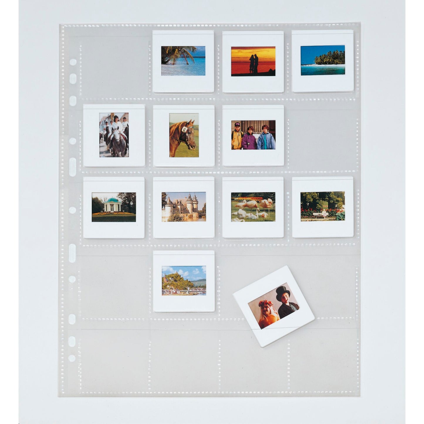 Herma Slide Pockets 5x5 100 sheets clear/matt 7699