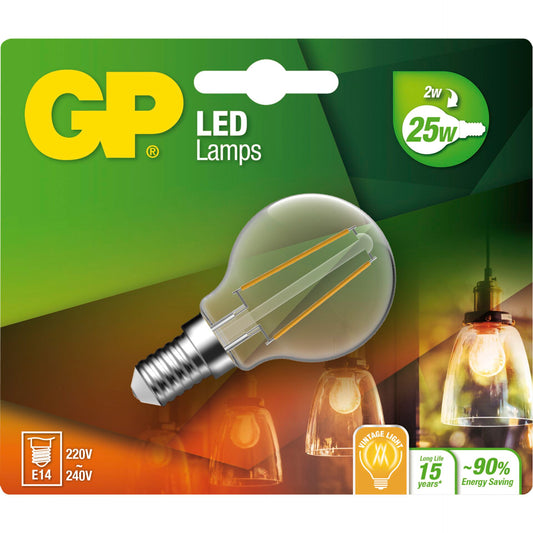 GP Lighting Filament Mini Globe E14 2W (25W) 250 lm    GP 078104