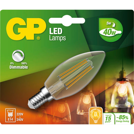 GP Lighting Filament Candle E14 5W (40W) dimm. 470 lm  GP078166