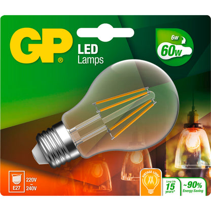 GP Lighting Filament Classic E27 6W (60W) 806 lm        GP 078234