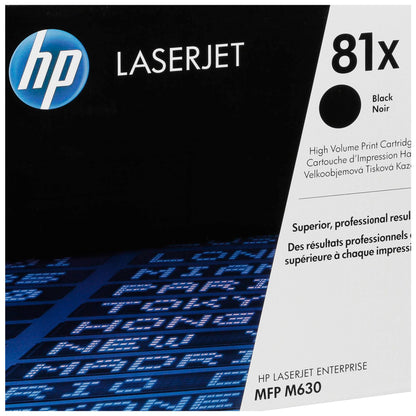 HP Toner CF 281 X black No. 81 X