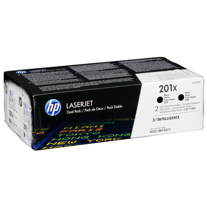 HP Toner CF 400 XD black No. 201 X          Twin Pack