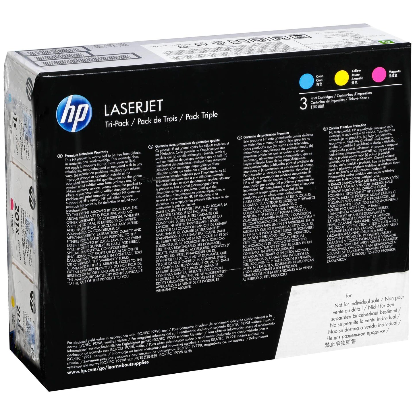 HP Toner CF 253 XM C/M/Y No. 201 X