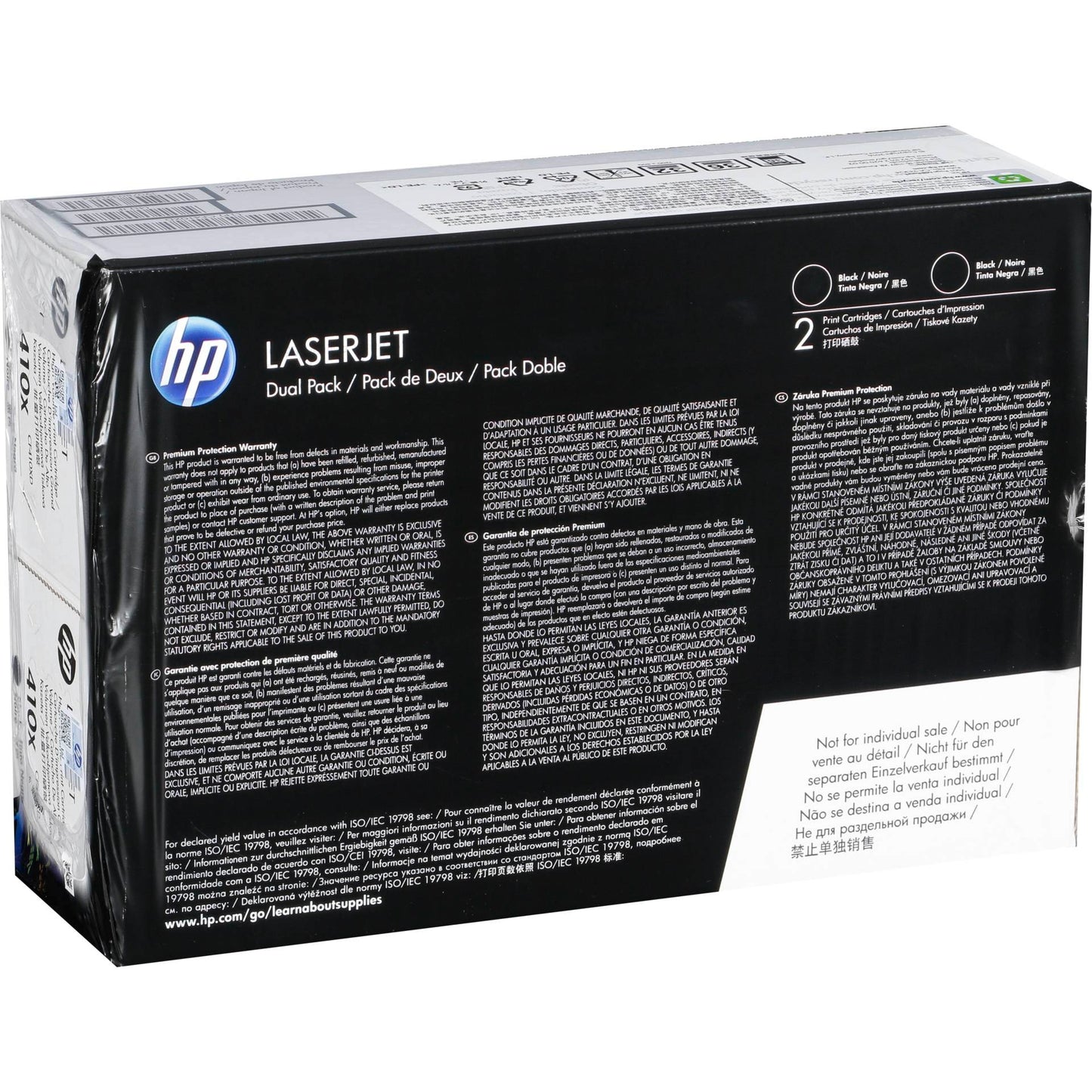 HP Toner CF 410 XD black No. 410 X          Twin Pack