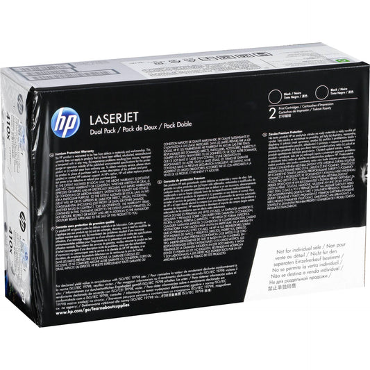HP Toner CF 410 XD black No. 410 X          Twin Pack