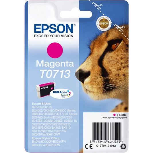Epson ink cartridge magenta DURABrite T 071           T 0713