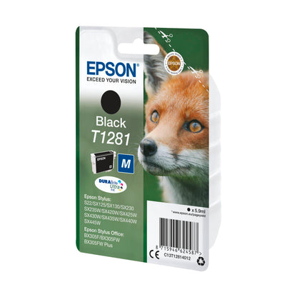Epson ink cartridge black DURABrite T 128           T 1281