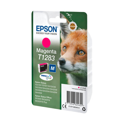 Epson ink cartridge magenta DURABrite T 128           T 1283