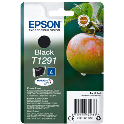 Epson ink cartridge black DURABrite T 129           T 1291