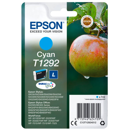 Epson ink cartridge cyan DURABrite T 129           T 1292