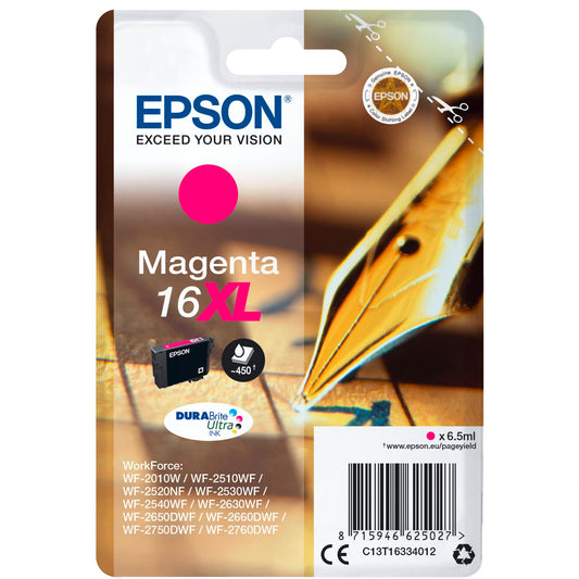 Epson ink cartridge XL magenta DURABrite Ultra T 163     T 1633